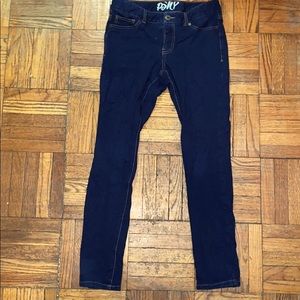 PSNY, dark navy wash jeggings